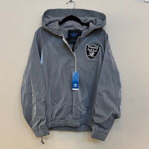 Adidas Gray Raiders Hooded Jacket